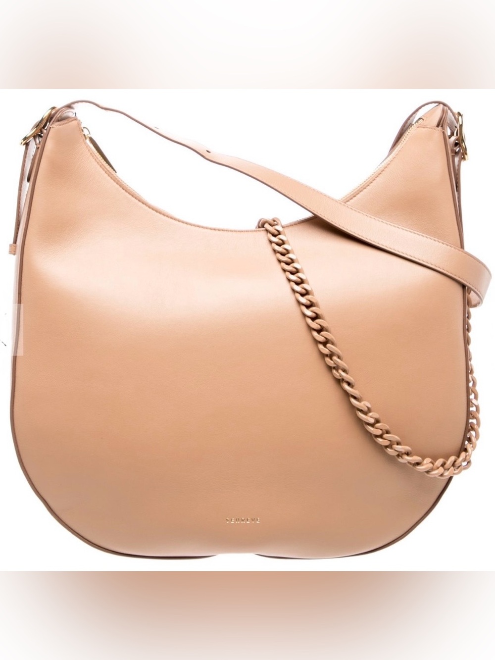 NWT Senreve Tan Smooth Unisex Leather Fortuna Bag Laptop Carryall Tote